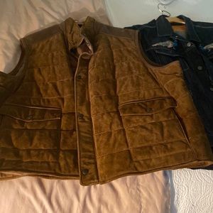 Brown Suede vest never been worn 3X